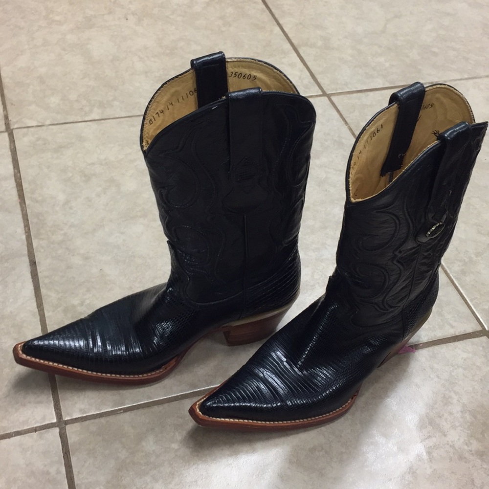 Premium Lizard skin boots